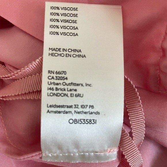 ANTHROPOLOGIE Bubblegum Pink Satin Camisole Size Small - Picture 4 of 5